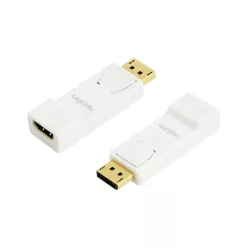 Logilink CV0057 DisplayPort - HDMI adapter White