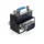 DeLock Adapter VGA male / female 270° angled