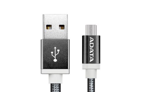 A-Data Sync and Charge USB - microUSB cable 1m Black