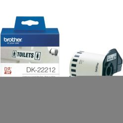   Brother DK-22212 folytonos szalagcímke 62mm x 15,24m öntapadós White