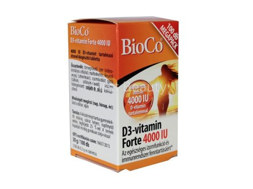 BIOCO D3-VITAMIN FORTE 4000 IU 100DB