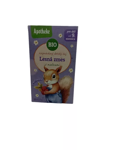 Apotheke fincsi gyerektea erdei gyümölcsökkel és málnával 20x1,5g 30 g