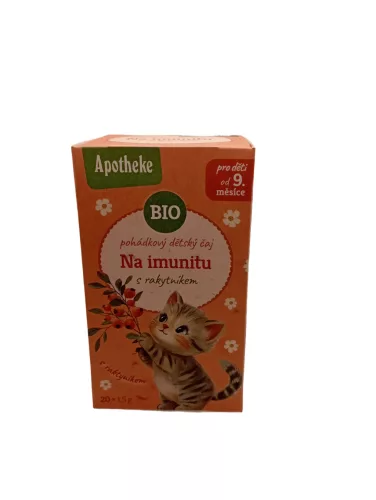 Apotheke immucare gyerektea csipkebogyóval és homoktövissel 20x1,5g 30 g