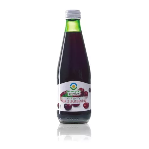 Bio Food bio 100% tőzegáfonya lé gyümölcsből préselve 300 ml