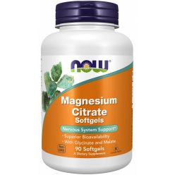 Now magnesium citrate 134mg lágykapszula 90 db
