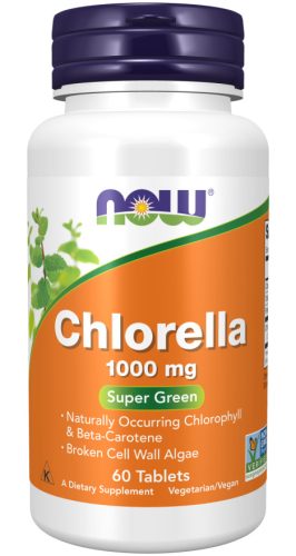 Now chlorella 1000mg tabletta 60 db