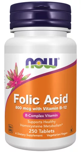 Now folic acid 800mcg tabletta 250 db
