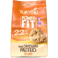   Yukybio bio powerfit mini kréker fehérjével, csicseriborsóval 150 g