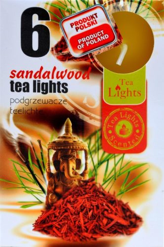 Illatos teamécses szantálfa 6 db-os 1 db