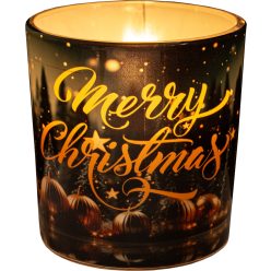 Illatmécses üvegpohárban róma christmas 1db