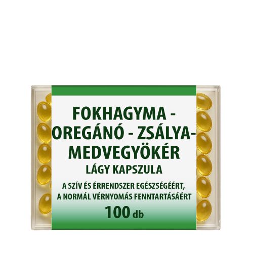 Dr.chen fokhagyma-oregano-zsálya medvegyökér kapszula 100 db