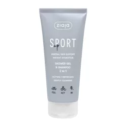 Ziaja sport tusfürdő gél és sampon 2in1 200 ml