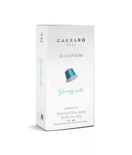 Carraro koffeinmentes kávékapszula nespresso kompatibilis 10 db
