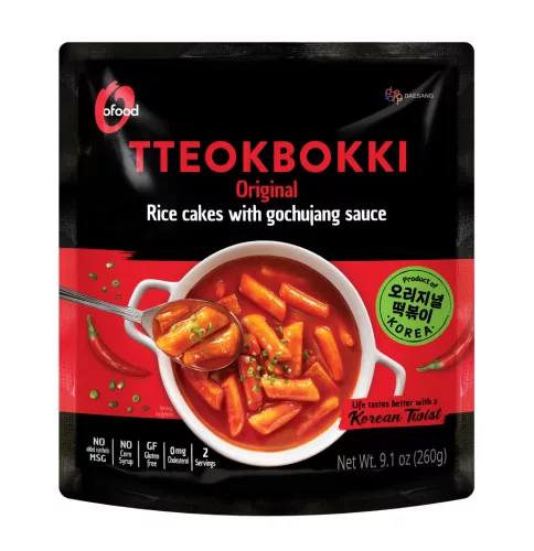 O'Food original tteokbokki-pikáns gochujang szósszal 260 g