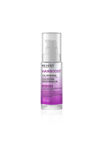 Revers hairboost hajerősítő hajvégápoló olaj fénytelen, fakó hajvégekre e-vitamminnal 30 ml