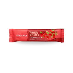 Viblance fiber power bar vörösáfonya & chia 40 g