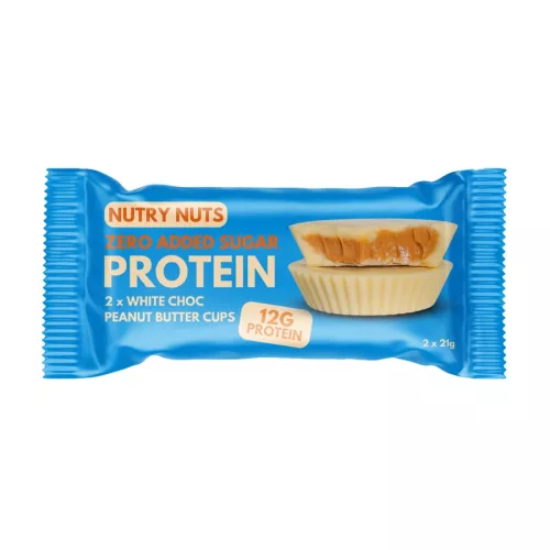 Nutry nuts protein földimogyoróvajas csokikorong fehércsokis 42 g