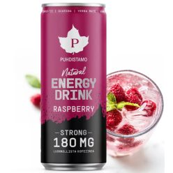 Puhdistamo természetes energiaital málna ízű 330 ml