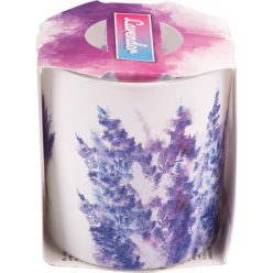 Verona illatmécses üvegpohárban levendula 1db