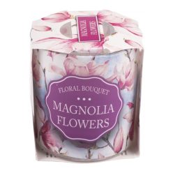 Verona illatmécses üvegpohárban magnólia 1db