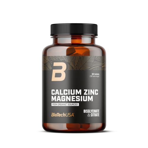Biotech calcium zinc magnesium from organic sources tabletta 90 db