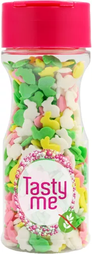 Tasty Me gluténmentes cukor tortadekor nyuszi 4 színű 50 g
