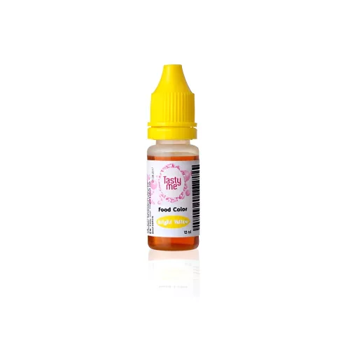 Tasty Me gluténmentes ételfesték fényes sárga 10 ml