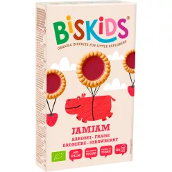 Biskids jamjam biokeksz epres töltelékkel 100 g