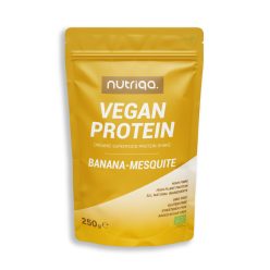 Nutriqa bio vegán banán-mesquite protein shake 250 g