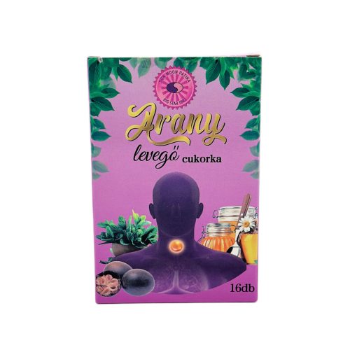 Sun Moon arany levegő torokcukorka 16 db