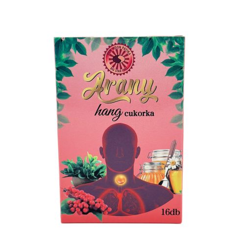 Sun Moon arany hang torokcukorka 16 db