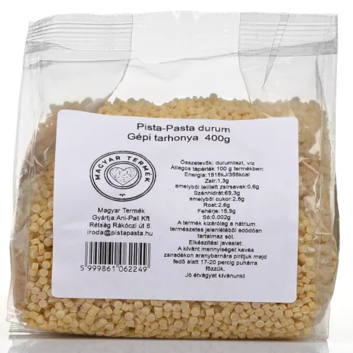 Pista Pasta durum tarhonya 400 g