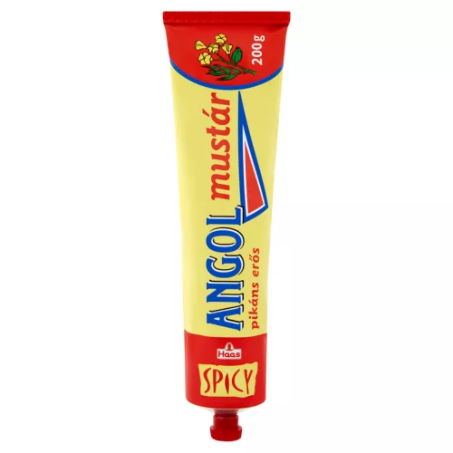 Haas spicy angol mustár 200 g