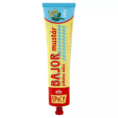 Haas spicy bajor mustár 200 g