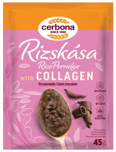 Cerbona rizskása étcsokis kollagénnel 45 g