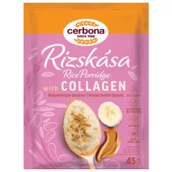 Cerbona rizskása mogyoróvajas-banános kollagénnel 45 g