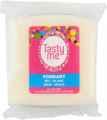 Tasty Me gluténmentes fondant fehér 200 g