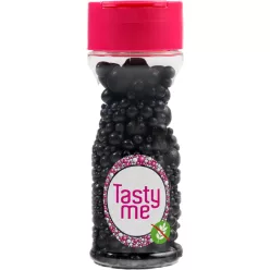  Tasty Me gluténmentes cukorgyöngy tortadekor mix fekete 70 g
