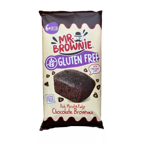 Mr. brownie gluténmentes csokoládé darabos brownie 150 g