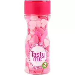  Tasty Me gluténmentes cukor tortadekor mix pink szívek 50 g