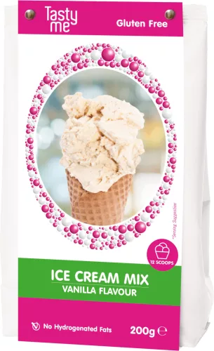 Tasty Me gluténmentes fagyi mix vanília 200 g