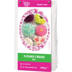   Tasty Me gluténmentes flower cream – tortakrém, díszítőkrém mix 300 g