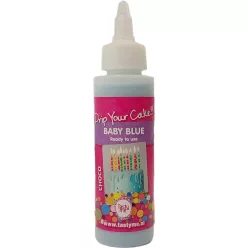   Tasty Me gluténmentes tortabevonó drip (csurgató) babakék 120 g