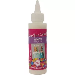   Tasty Me gluténmentes tortabevonó drip (csurgató) fehér 120 g