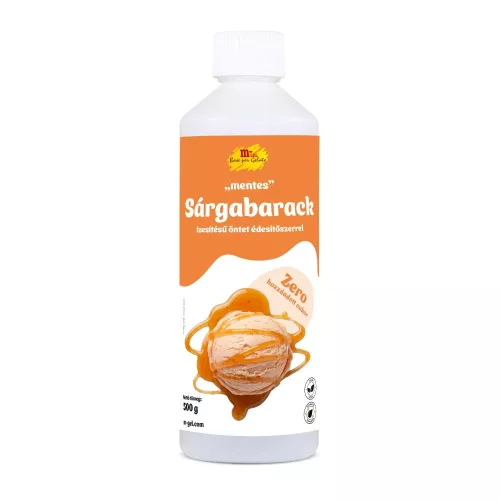 Dia-Wellness zéró sárgabarack öntet fagyihoz/sütihez 500 g