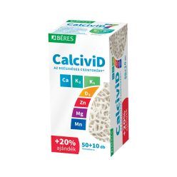 Béres calcivid 7 filmtabletta 50+10  60 db