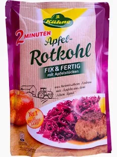 Kühne 05 lilakáposzta tasakos almával 400 g