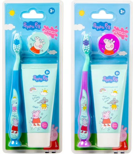 Peppa Malac gyermek fogkrém+fogkefe csomag 1 db