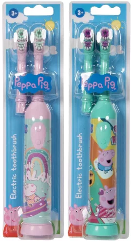 Peppa Malac elemes gyermek fogkefe 2 db pótfejjel 1 db