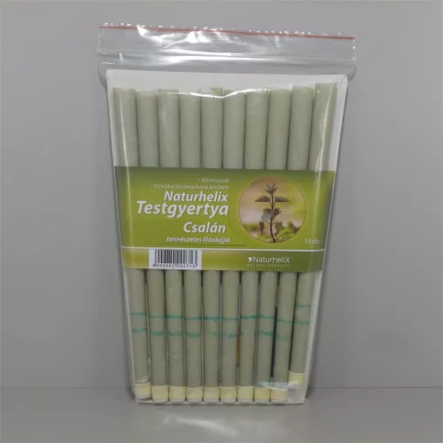 Naturhelix testgyertya csalán 10 db